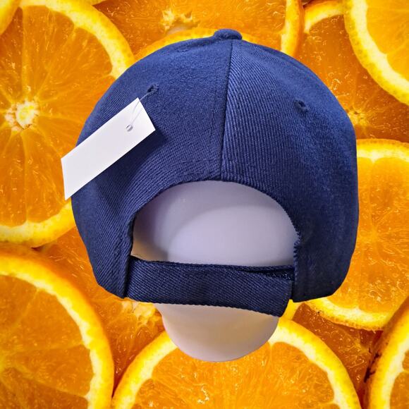 NWT DF Blue Nissan Hook and Loop Closure Adjustable Baseball Hat Cap - Picture 4 of 7